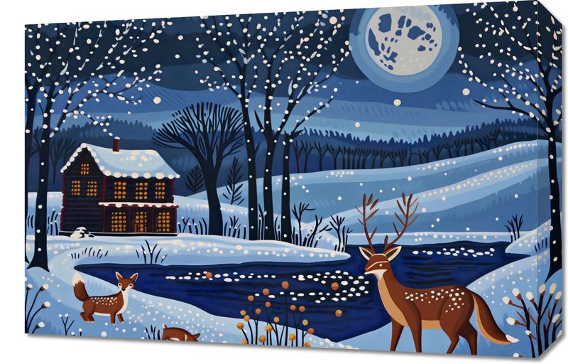 Obraz 60x40cm Przyszła Zima zdjęcie 1