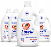 Lovela Baby Płyn Hipoalergiczny Mleczko Do Prania Koloru 4,5L x4 200 prań