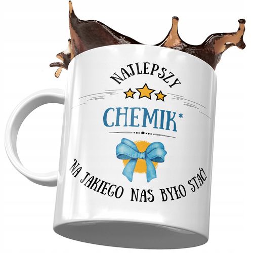 Kubek Dla Chemika Najlepszy Chemik Na Prezent Z Nadrukiem Ze Zdjęciem na Arena.pl