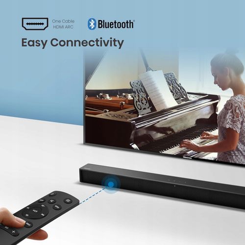 Soundbar HISENSE HS205G Czarny 2.0 Bluetooth HDMI ARC USB AUDIO DTS Virtual na Arena.pl