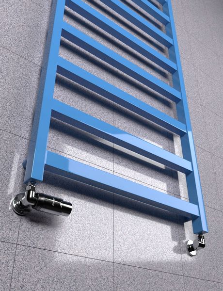 Grzejnik łazienkowy BOX 1210x500 NIEBIESKI zdjęcie 6