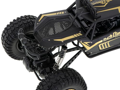 Samochód zdalnie sterowany RC Rock Crawler 2,4GHz 1:8 51cm metal BLACK na Arena.pl