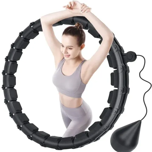 HULA HOP Z OBCIĄŻENIEM ODCHUDZAJĄCE OBCIĄZNIKIEM I WYPUSTKAMI SMART HULAHOP na Arena.pl