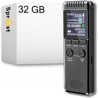 DYKTAFON SZPIEGOWSKI MINI CYFROWY PODSŁUCH MAŁY PENDRIVE 32GB