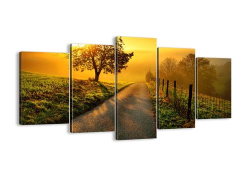 Obraz Na Płótnie - Droga Pole Łąka - 160X85 Cm - Ea160X85-3851 na Arena.pl