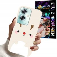 ETUI CASE DO OPPO A79 5G - ŚWIĄTECZNE WZORY RENIFER MIKOŁAJ ŚWIĘTA