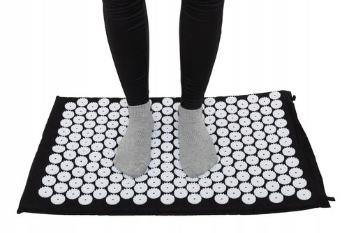 MATA DO AKUPRESURY CZARNA + PODUSZKA na Arena.pl