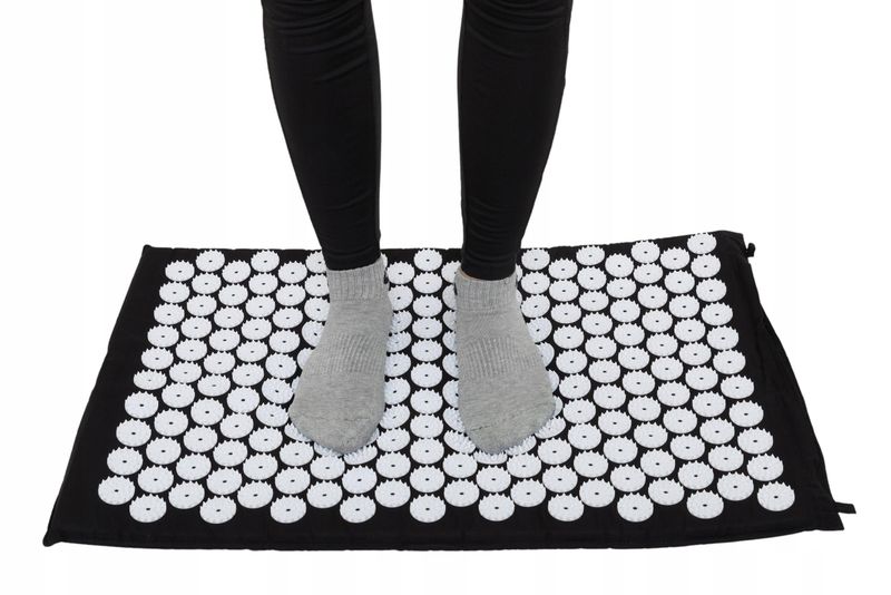 MATA DO AKUPRESURY CZARNA + PODUSZKA zdjęcie 13