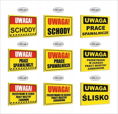 Tabliczka znak informacyjny dibond20X15 UWAGA WYKOPY na Arena.pl