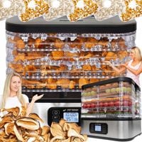 SUSZARKA SPOŻYWCZA DO ŻYWNOŚCI GRZYBÓW ZIÓŁ OWOCÓW WARZYW TIMER! 400W