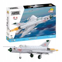 KLOCKI COBI 5918 RADZIECKI SAMOLOT MYŚLIWSKI MIG 21 MF ARMED FORCES 381 EL.