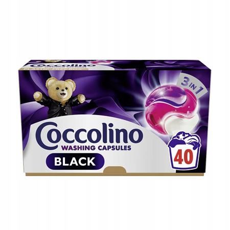 COCCOLINO BLACK 3W1 KAPSUŁKI DO PRANIA CZARNYCH I CIEMNYCH TKANIN 40 PRAŃ na Arena.pl