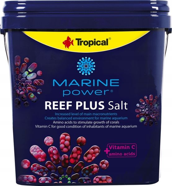 TROPICAL MARINE POWER REEF PLUS SALT 10kg SÓL zdjęcie 1