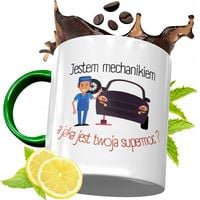 Kubek Zielony Dla Mechanika Na Urodziny Prezent