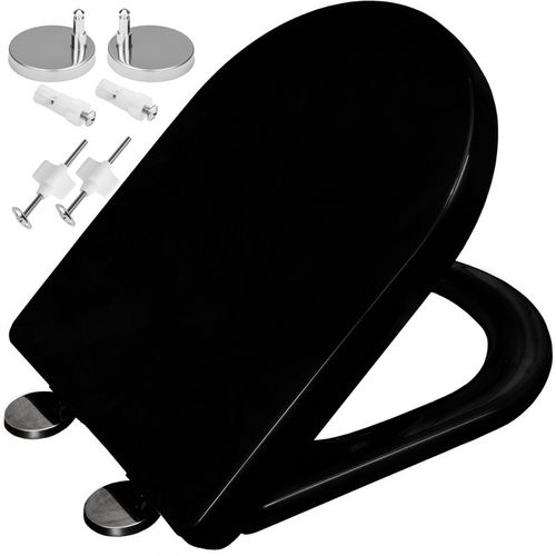 DESKA SEDESOWA WC TOALETOWA WOLNOOPADAJĄCA DO CERSANIT KOŁO ROCA CZARNA na Arena.pl