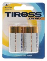 BATERIE ALKALICZNE Zestaw 2 Sztuki TIROSS Bateria x2 LR20 D
