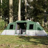 Namiot rodzinny, 6-os., tunelowy, zielony, wodoszczelny
