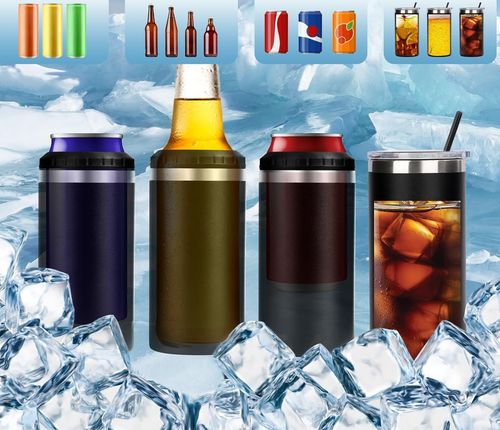 Kubek Termiczny 4w1 dla Męża Chłopaka Pingwin 480ml Czarny Stal Prezent na Arena.pl