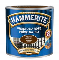 Farba antykorozyjna do metalu Hammerite brązowy połysk 0,7 l