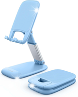 STOJAK NA TELEFON REGULOWANY UCHWYT STOŁOWY BLATOWY STABILNY ELEGANCKI BLUE