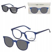 2w1 Okulary Plusy do CZYTANIA z NAKŁADKĄ PRZECIWSŁONECZNĄ z Polaryzacją