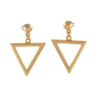 trójkątne kolczyki by klaudia nieścior (p25/kn/04au)