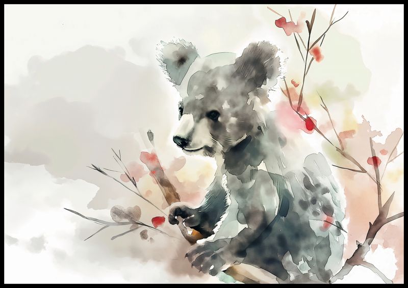 Plakat 100x70cm Akwarelowa Koala zdjęcie 2