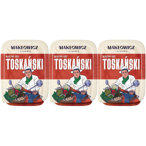 Makłowicz i Synowie Sos toskański mini 120 g x 3 sztuki na Arena.pl