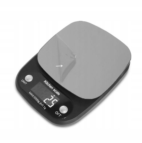 Waga kuchenna ARSA GO 0.1g TARA BATERIE GRAM UNCJA KARAT GRAM czarny 5 kg na Arena.pl