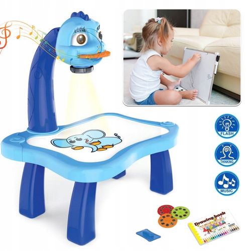 PROJEKTOR DO NAUKI RYSOWANIA Z LAMPKĄ RZUTNIK DUŻY 12 PISAKÓW 24 WZORY na Arena.pl