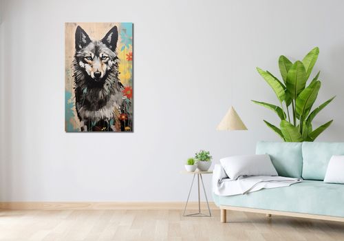 Obraz 60x100cm Przenikliwość Wilczej Natury na Arena.pl
