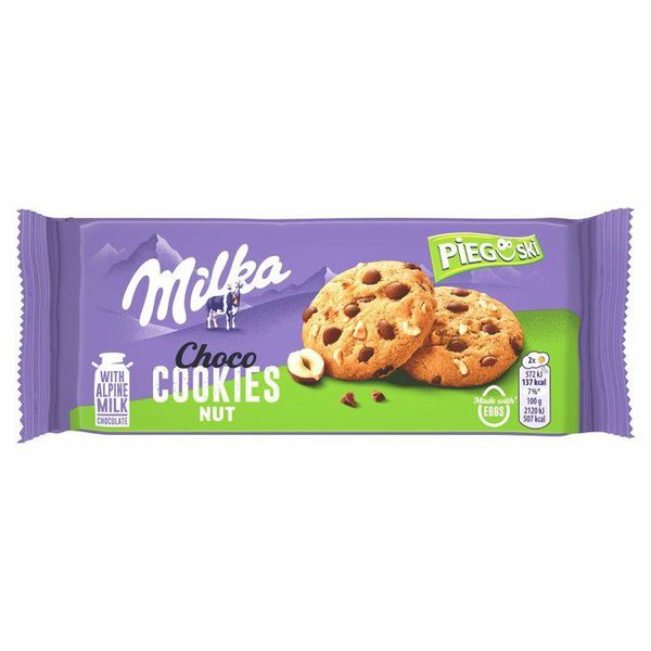 PIEGUSKI MILKA 135G Z ORZECHAMI zdjęcie 1