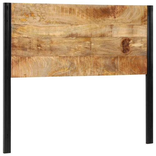 Zagłówek 120 cm lite drewno mango i żelazo na Arena.pl