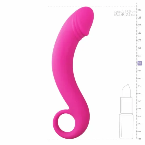 easytoys prostate model curved silikonowy anatomiczny 17,5 cm czarny na Arena.pl