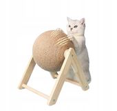 DRAPAK 2w1 OKRĄGŁY KOCIMIĘTKA Z SIZALU SIZALOWY DLA KOTA KOTÓW KRĘCĄCY M