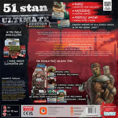 Gra karciana dla zaawansowanych 51 Stan Ultimate Edition podstawa + dodatki na Arena.pl