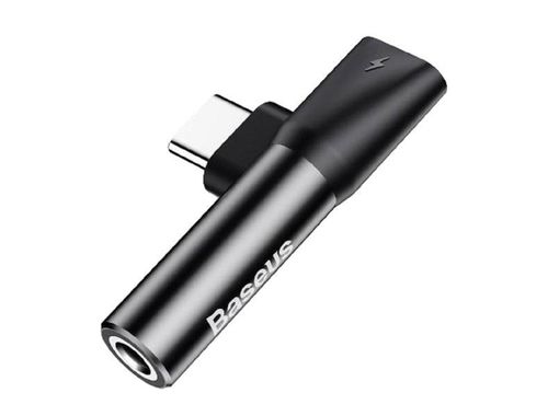 BASEUS ADAPTER L41 USB-C USB-C+ JACK 3,5MM CZARNY na Arena.pl