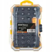 Zestaw bitów 15 elementów nasadki bity walizka KD10473