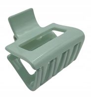 Spinka klamra plastikowa średnia3,5x3,5cm zielona