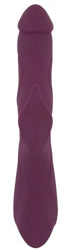 javida 3f vibrator thrusting - wibrator wielofunkcyjny, silikonowy na Arena.pl