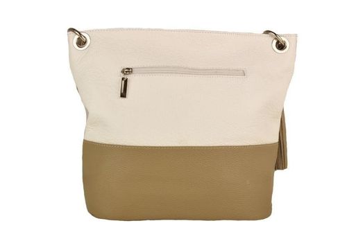 Skórzana torebka worek Barberinis - Zielona ciemna na Arena.pl