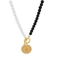 naszyjnik z kamienia z zawieszką (c21/kor/56au)