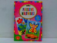 Piaskowe malowanki - wrozka, kwiaty 18837.