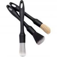 PĘDZLE PĘDZELKI DETAILINGOWE DO WNĘTRZA AUTA KOKPITU ZESTAW 3 SZTUKI DA31A