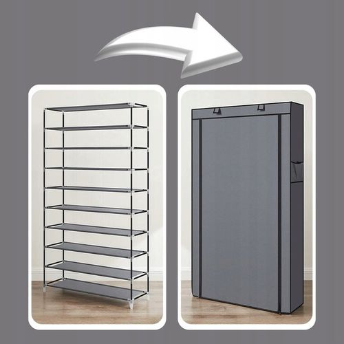 SZAFKA NA BUTY materiałowa tekstylna obuwie półka REGAŁ XL ogranizer na Arena.pl