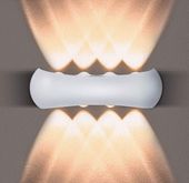 kinkiet wewnętrzny zewnętrzny led 8w ip65 biały