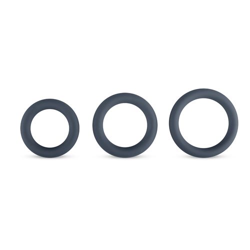 3 piece cock ring set   grey na Arena.pl