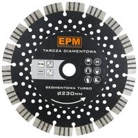 tarcza diamentowa segmentowa turbo z otworami chłodzą. 230mm - e-550-0523