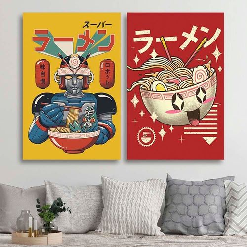 Obraz na płótnie – Canvas, Jedzący robot anime 40x60 na Arena.pl