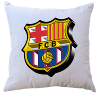 Poduszka z wkładem - Piłka Nożna - FCB